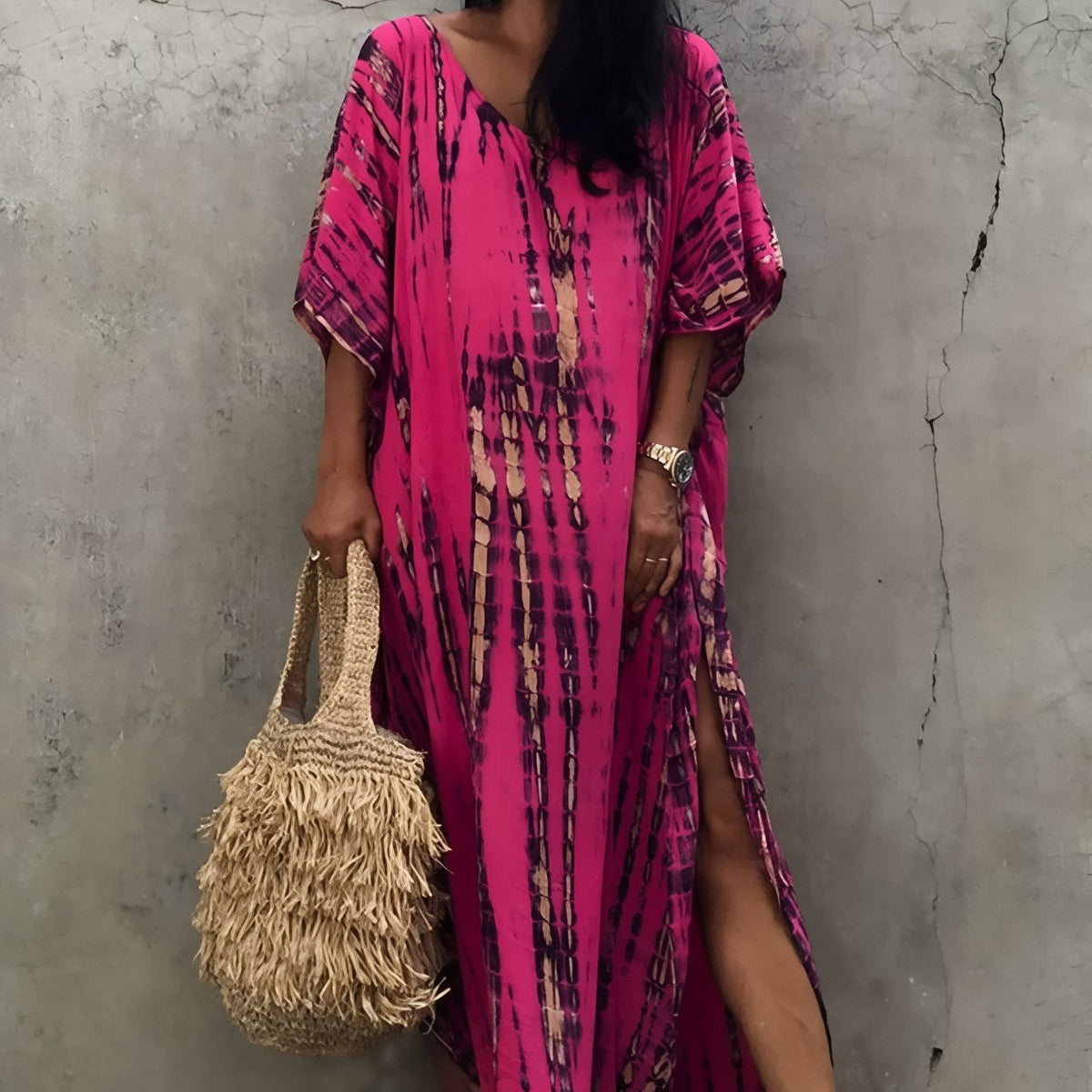 Robe d'allure boho pour la plage