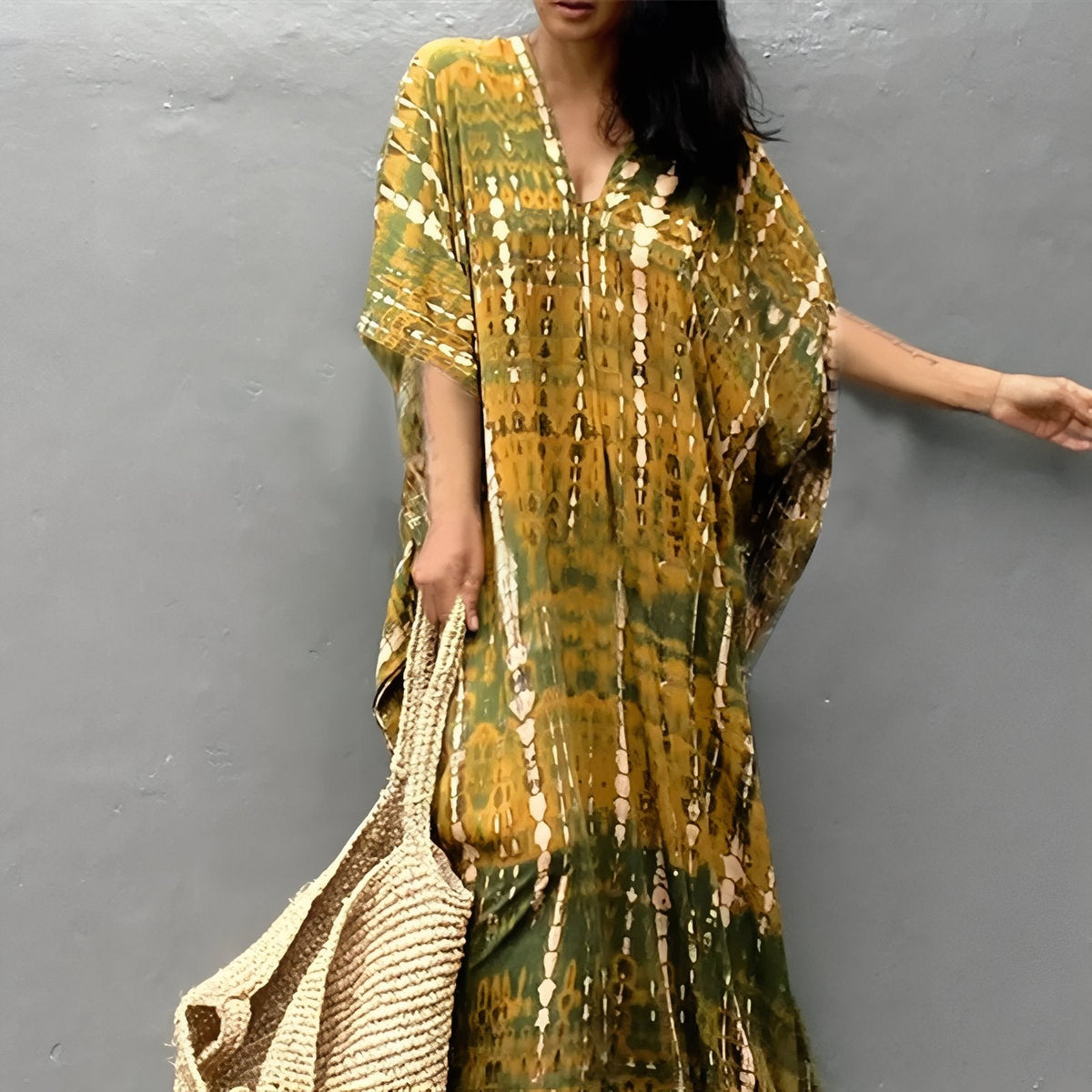Robe de plage à l'esprit bohème