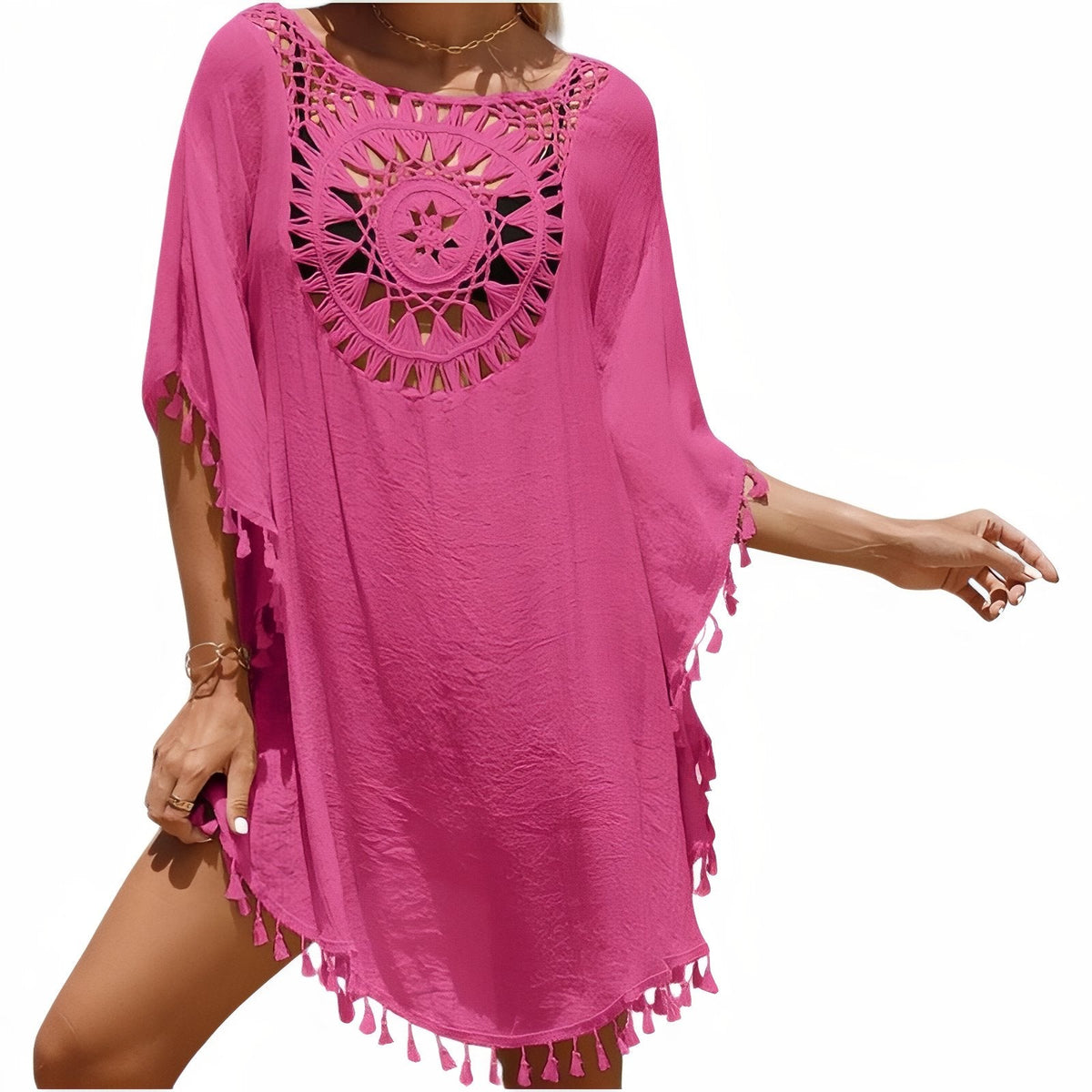 Robe de plage à motif attrape-rêve