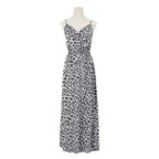 Robe de plage à motif léopard