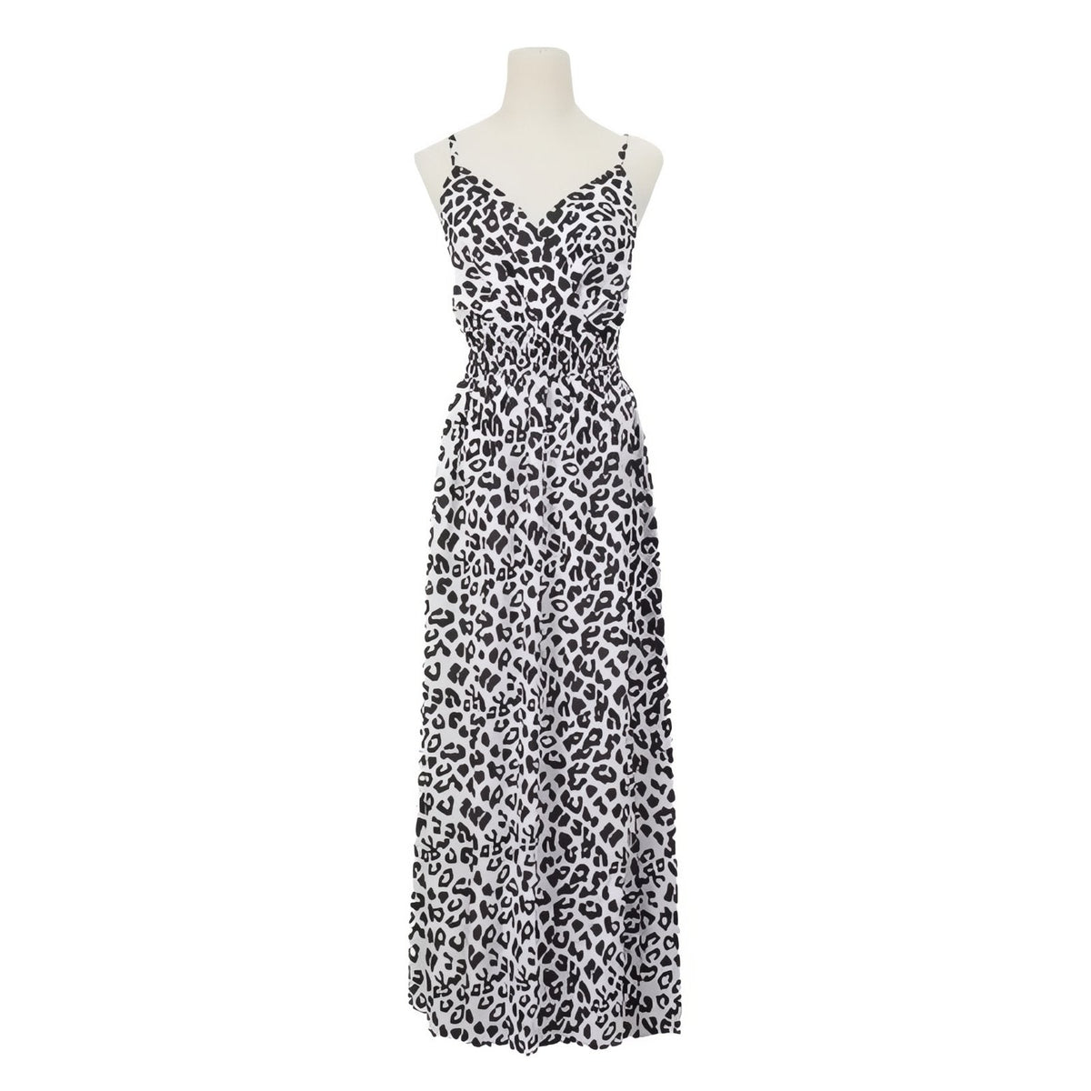 Robe de plage à motif léopard