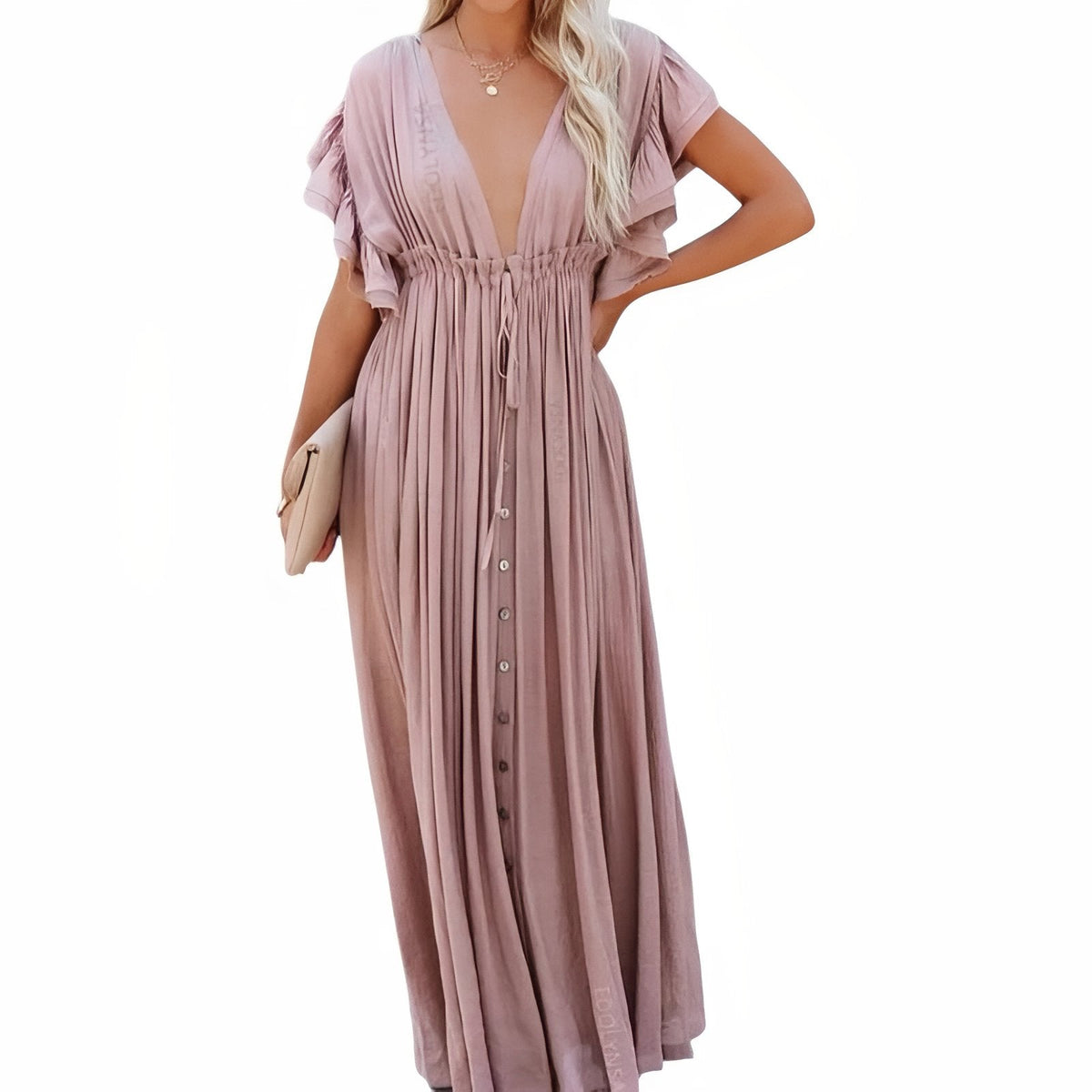 Robe de plage à silhouette ample