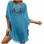 Robe de plage au décor attrape-rêve
