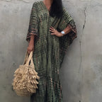 Robe de plage au look boho