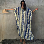 Robe de plage au style tie and dye