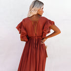Robe de plage avec coupe ample