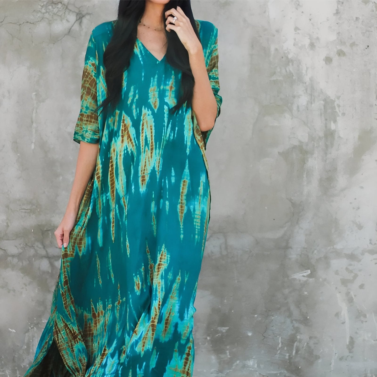 Robe de plage d'allure boho