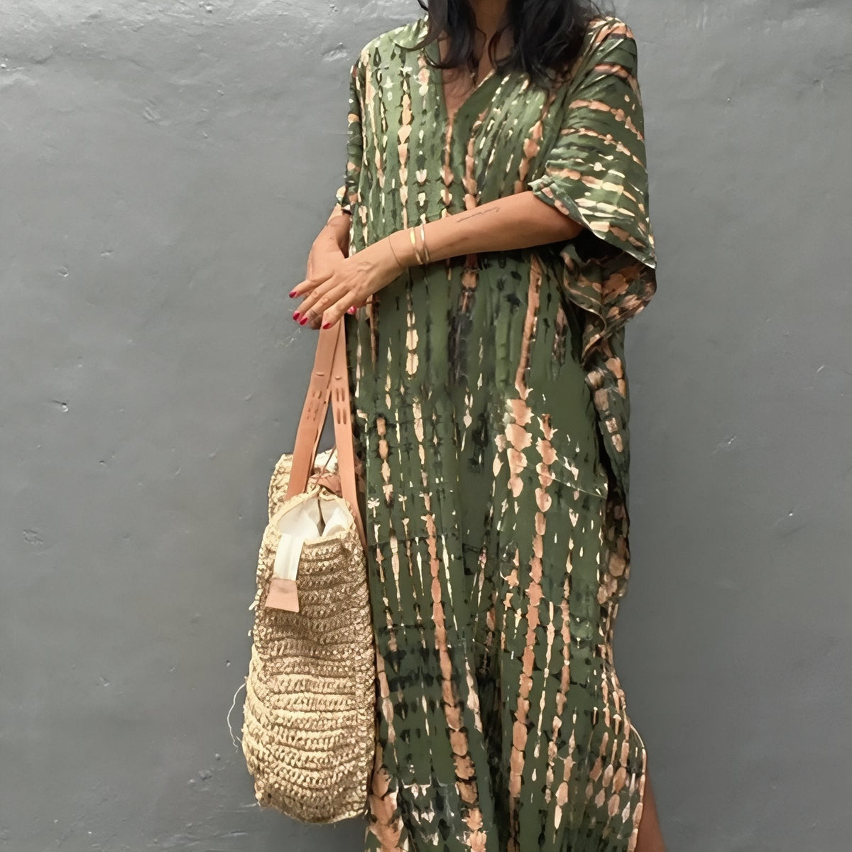 Robe de plage dans un style boho