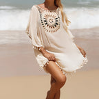 Robe de plage décorée d'un attrape-rêve