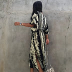 Robe de plage esprit tie and dye