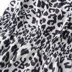 Robe de plage façon léopard