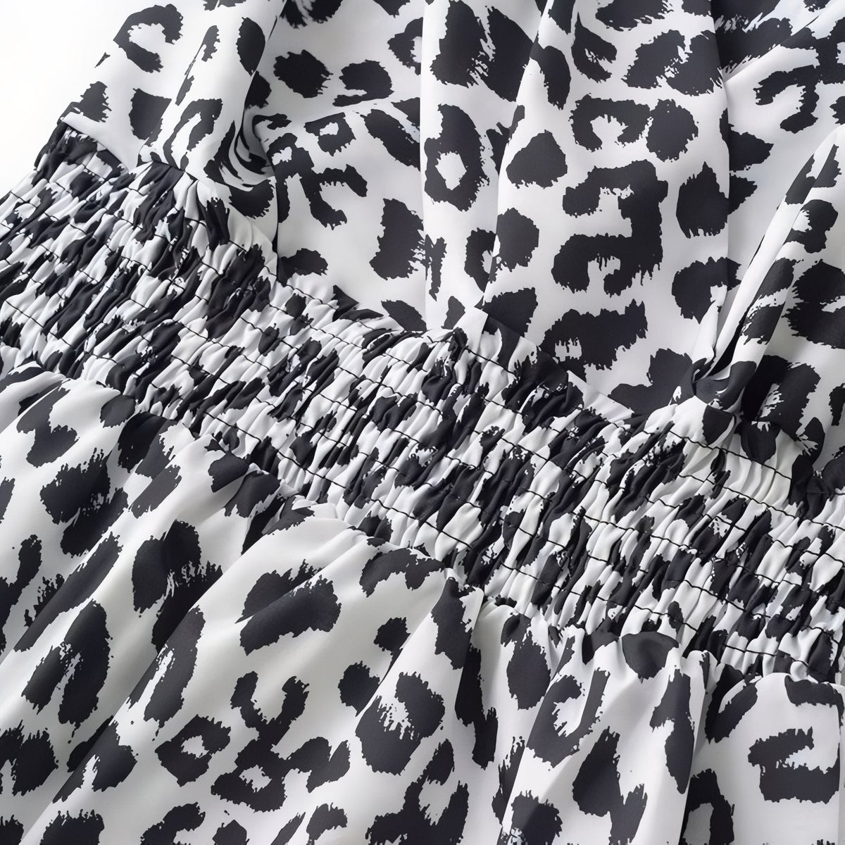 Robe de plage façon léopard