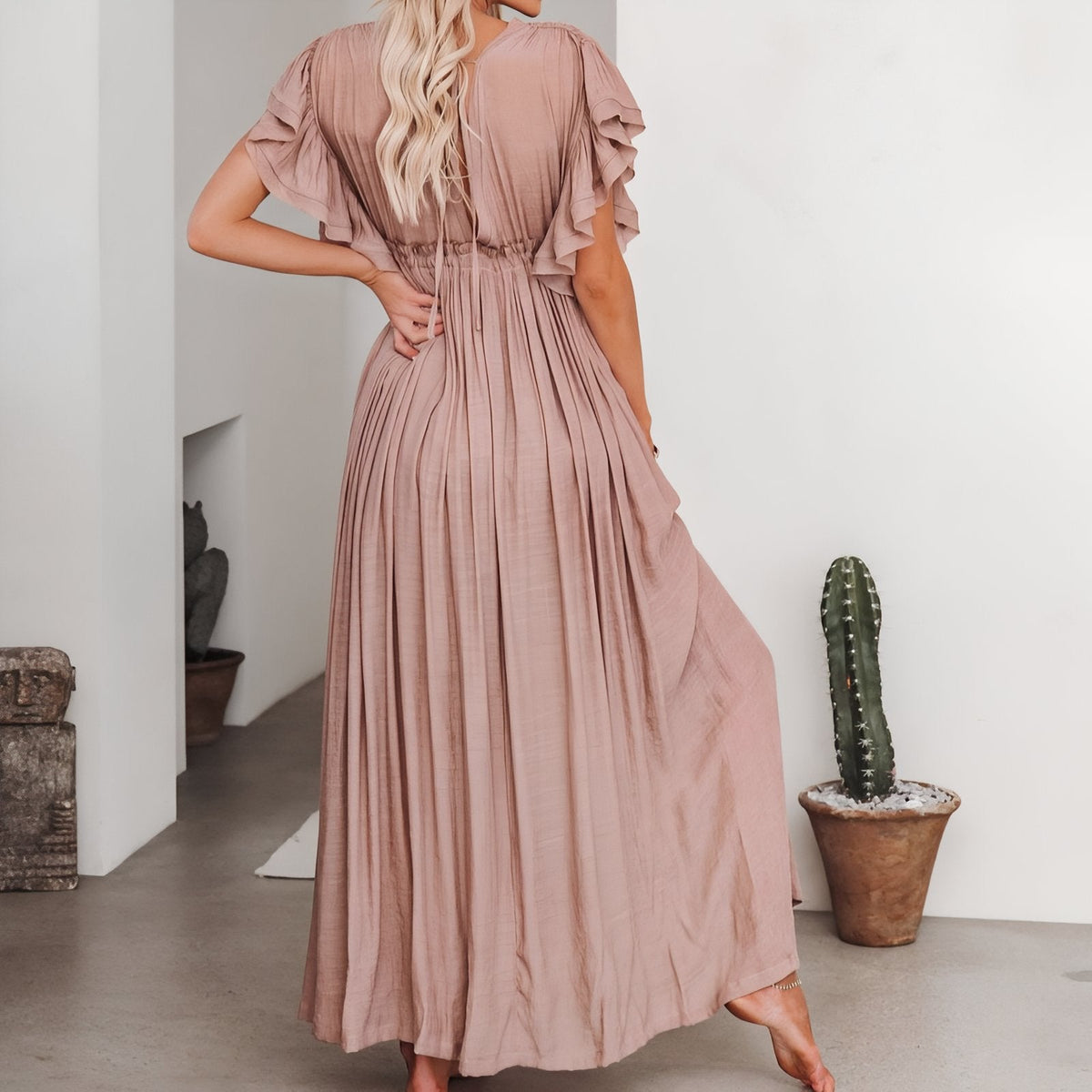 Robe de plage façon oversize