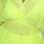Robe de plage façon tunique grande taille
