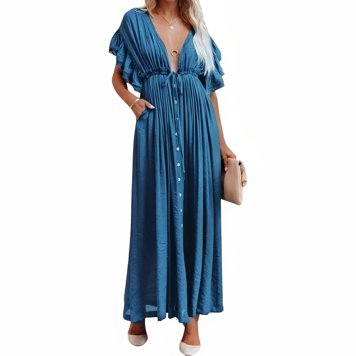 Robe de plage style oversize