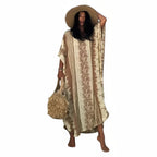Robe de plage tendance tie and dye