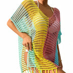 Robe en maille façon paréo