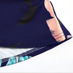 Robe imprimé tropical style plage