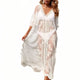 Vestito Lungo Boho In Pizzo