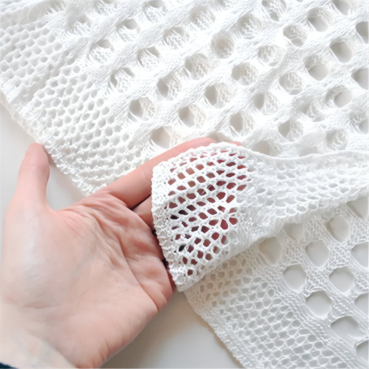 Robe longue de plage en crochet ajouré