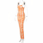 Robe longue d’été ajustée