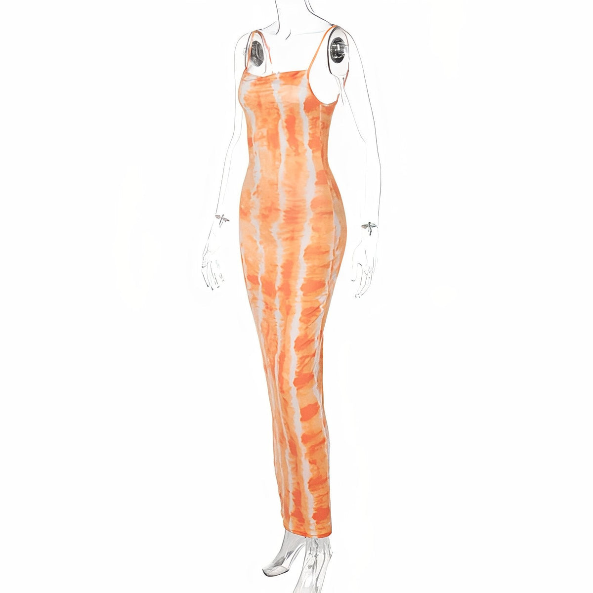 Robe longue d’été ajustée