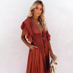 Robe oversize à porter à la plage