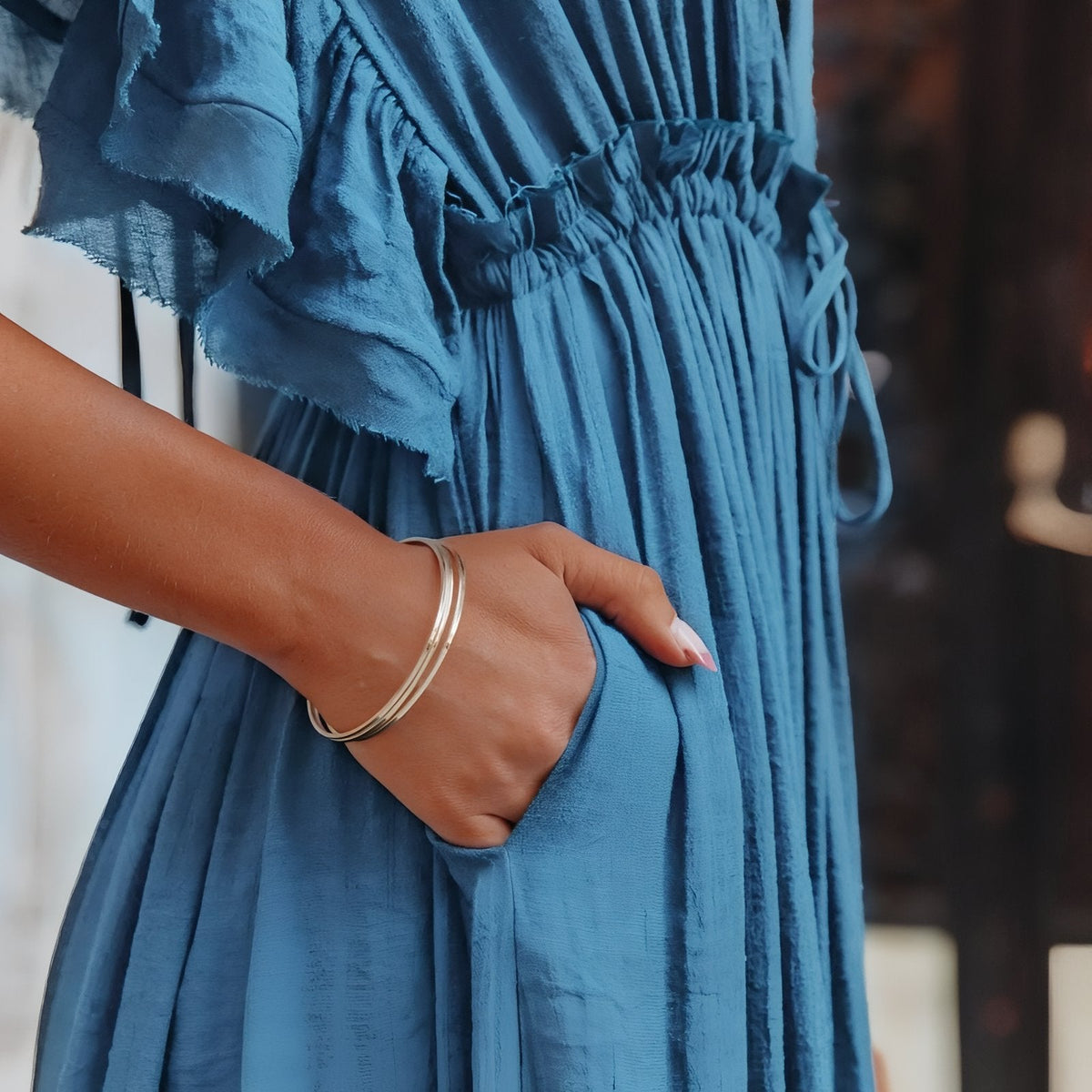 Robe oversize destinée à la plage