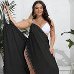 Robe paréo avec bretelles pour grande taille