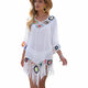 Strandkleid Weiss Mit Fransen