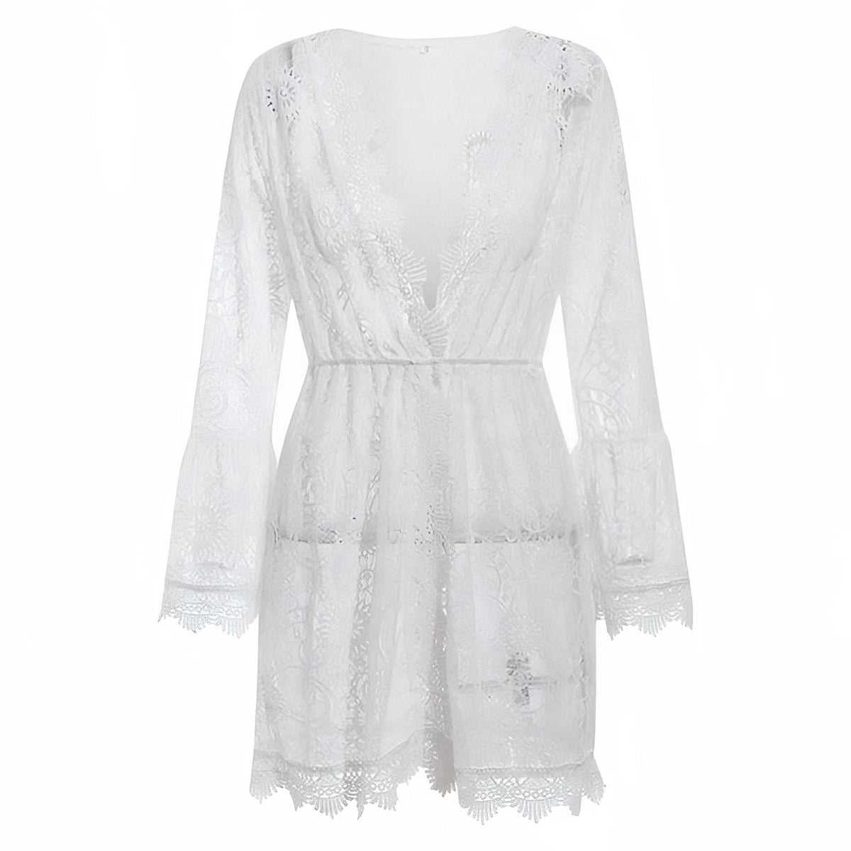 Robe paréo en dentelle