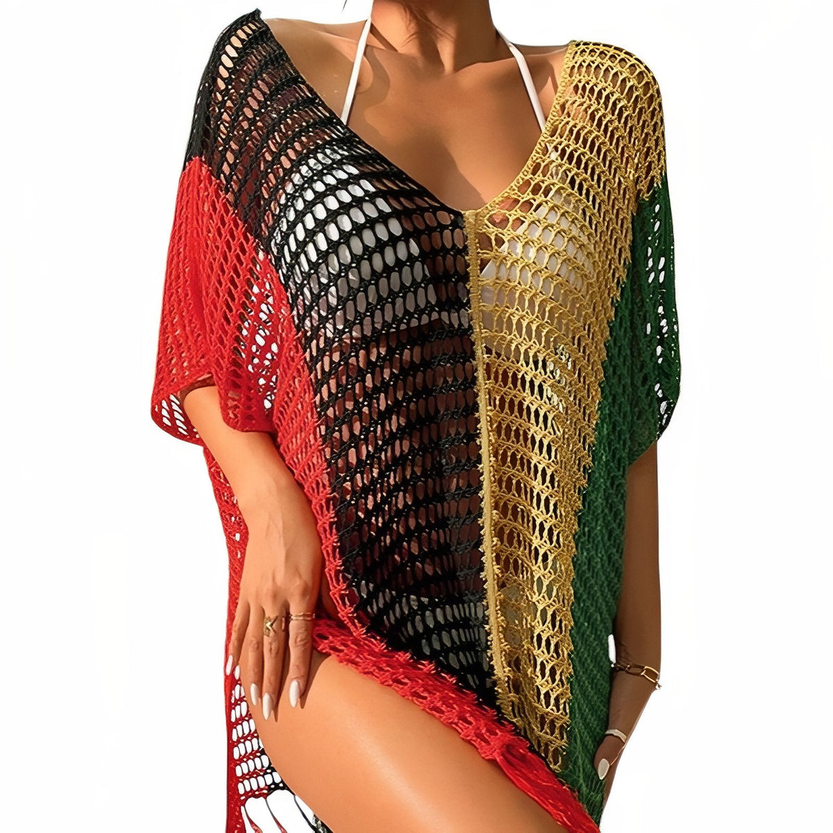 Robe paréo en maille