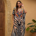Robe paréo imprimée colorée de style africain