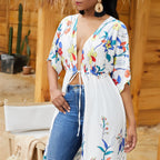 Robe pour la plage d'inspiration printanière