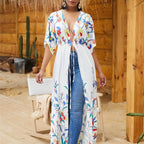 Robe printanière conçue pour la plage