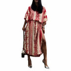 Robe tie and dye style plage