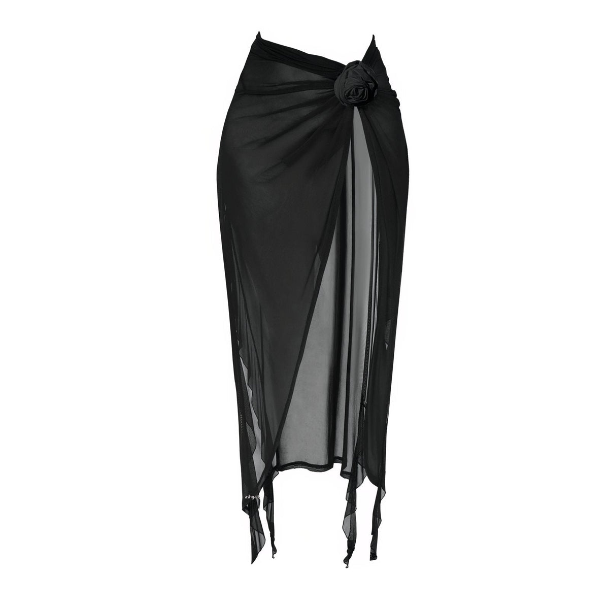 Sarong à nœud long de teinte unie