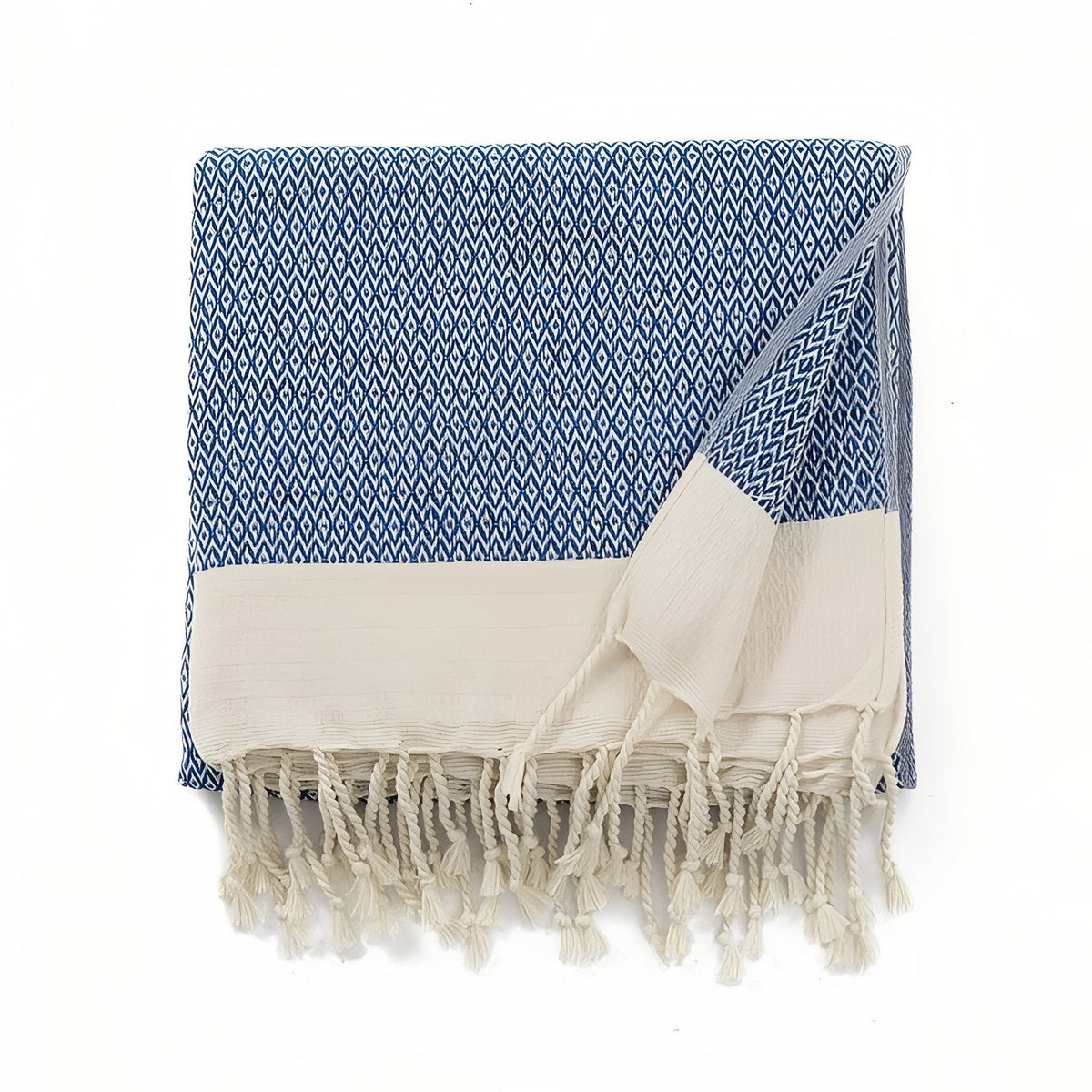 Serviette fouta avec motif pour la plage