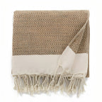 Serviette fouta de plage à motif