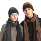 Set bonnet écharpe gants pour homme