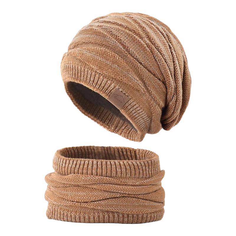 Set snood et bonnet homme