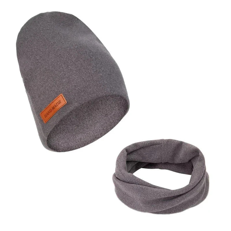 Snood avec bonnet enfant assorti