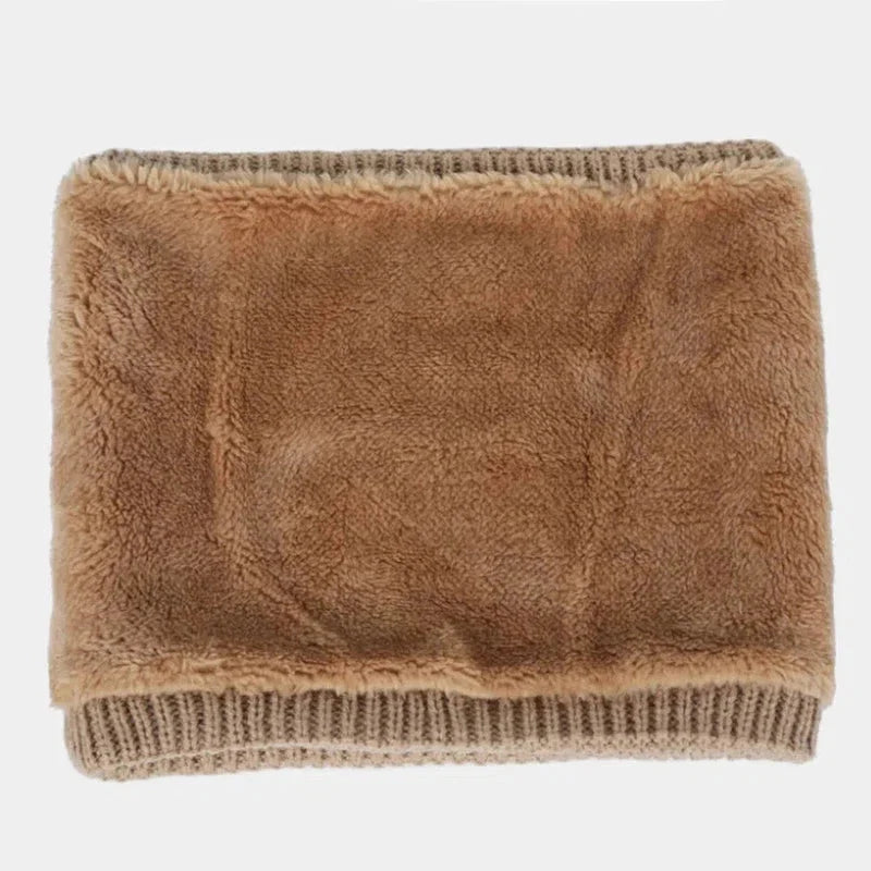 Snood doublé de matière polaire