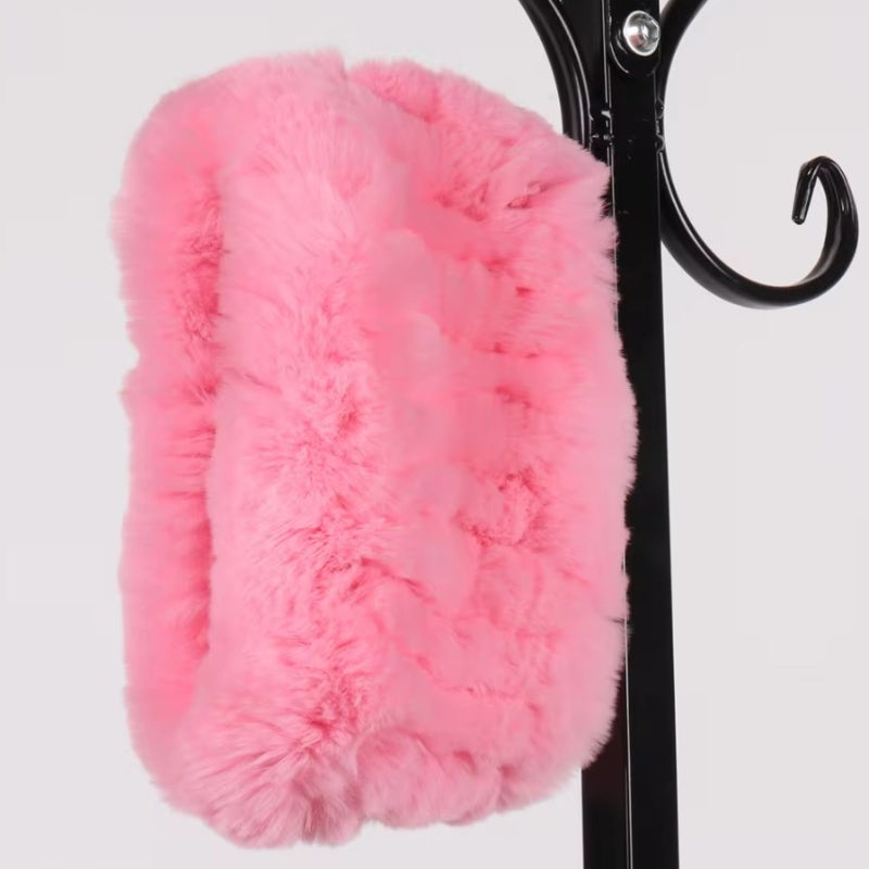 Snood en fourrure pour le cou