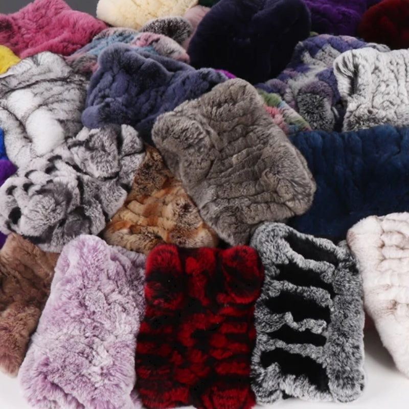 Snood en matière fourrure