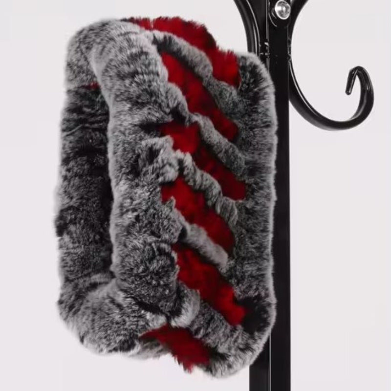 Snood façon tour de cou en fourrure
