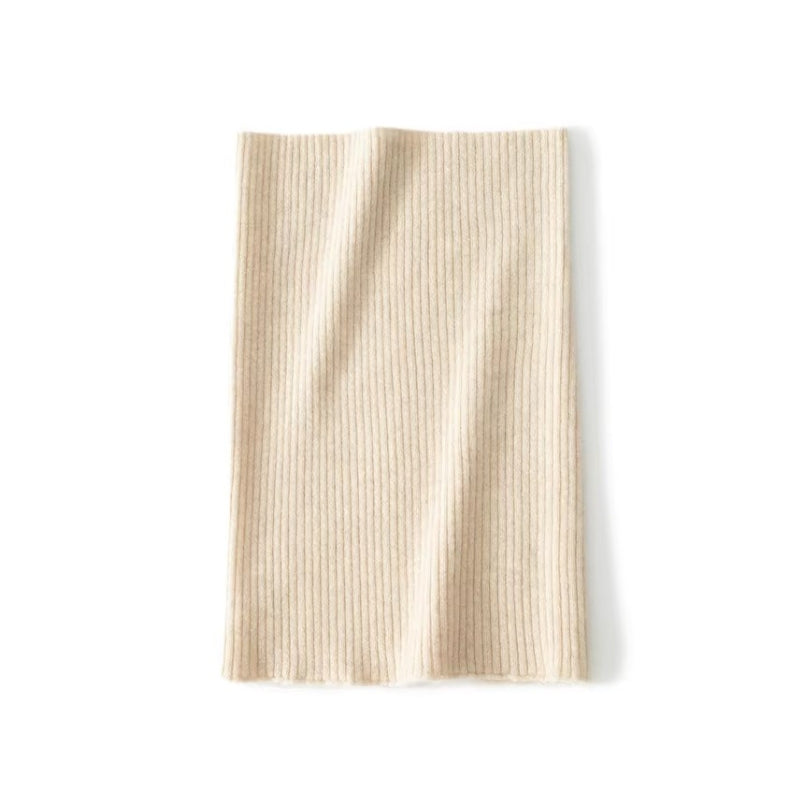 Snood noir en cachemire, style écharpe