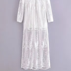 Sublime robe blanche esprit paréo