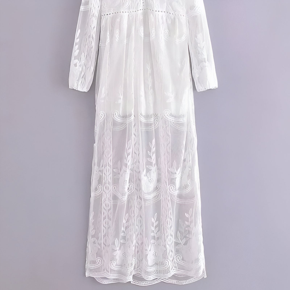 Sublime robe blanche esprit paréo