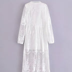 Sublime robe blanche façon paréo